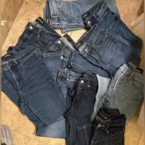 10 Pairs of Jeans- all Express